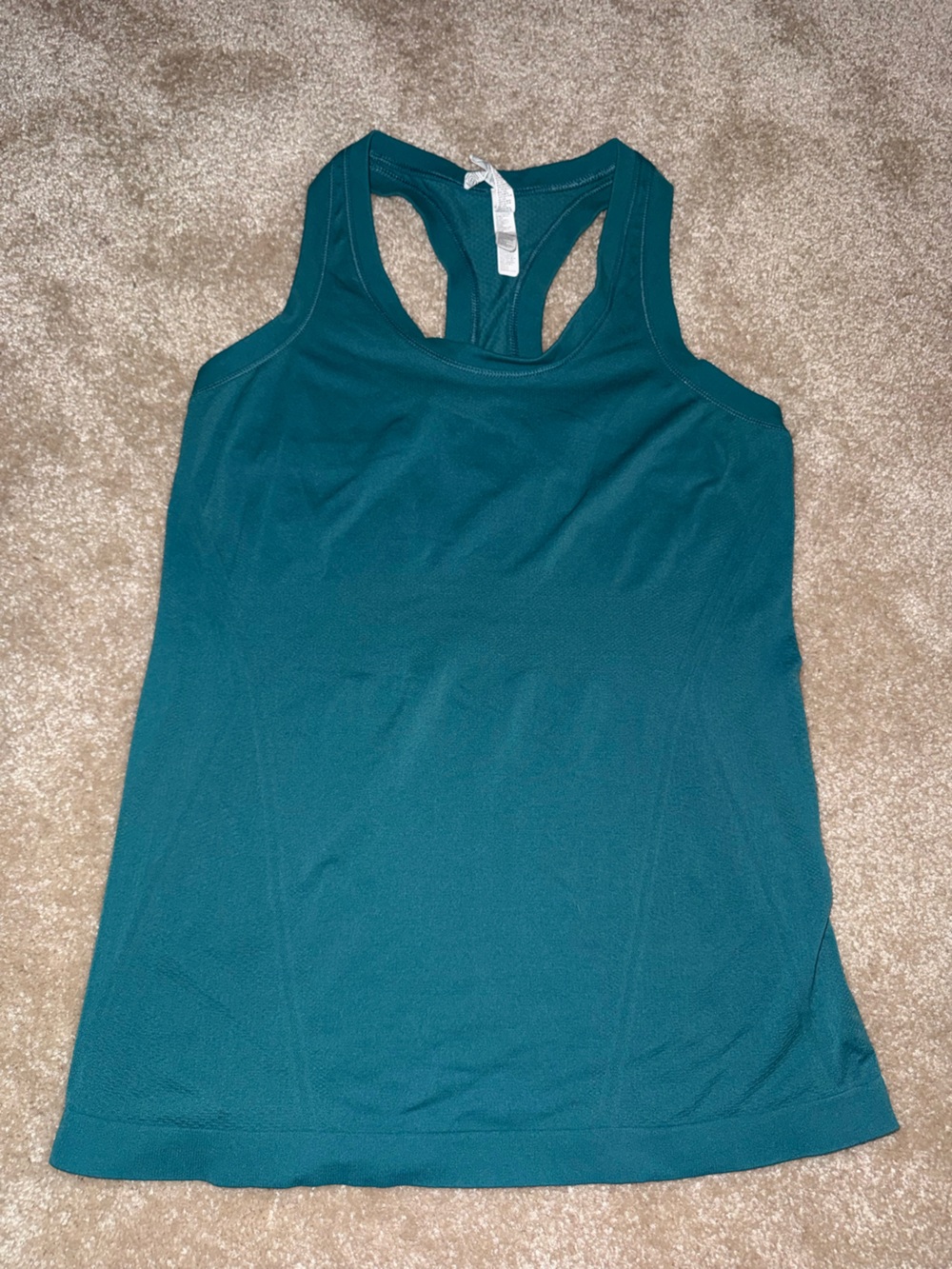 Athleta Teal Racerback Performance Tank